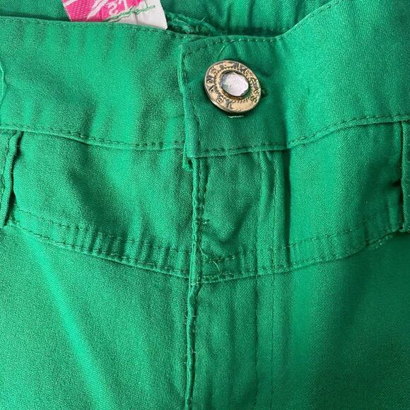 SJ Green Zipper Pants Sz 37 - Picture 3 of 9